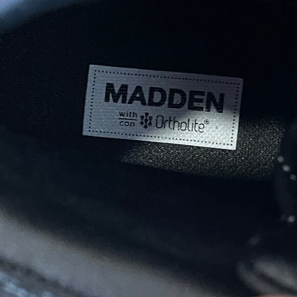 Madden Men\'s Boots Size 7 M Black Hiker Casual Zip Up Lace Up with Ortholite main image 5
